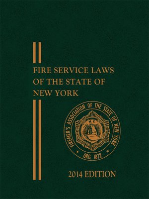 cover image of FASNY Fire Service Laws of the State of New York